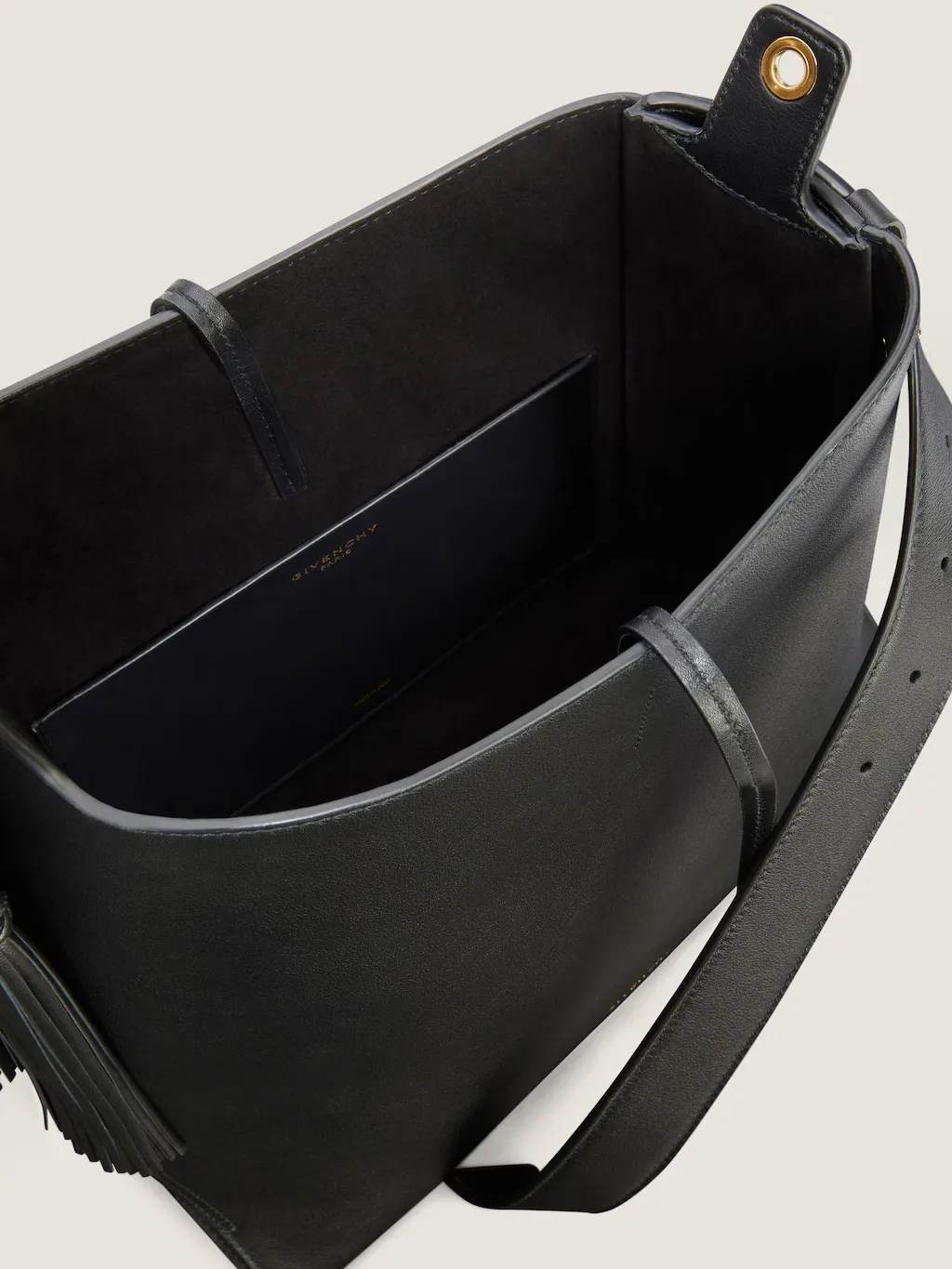 Medium Belted Hobo Bag In Leather