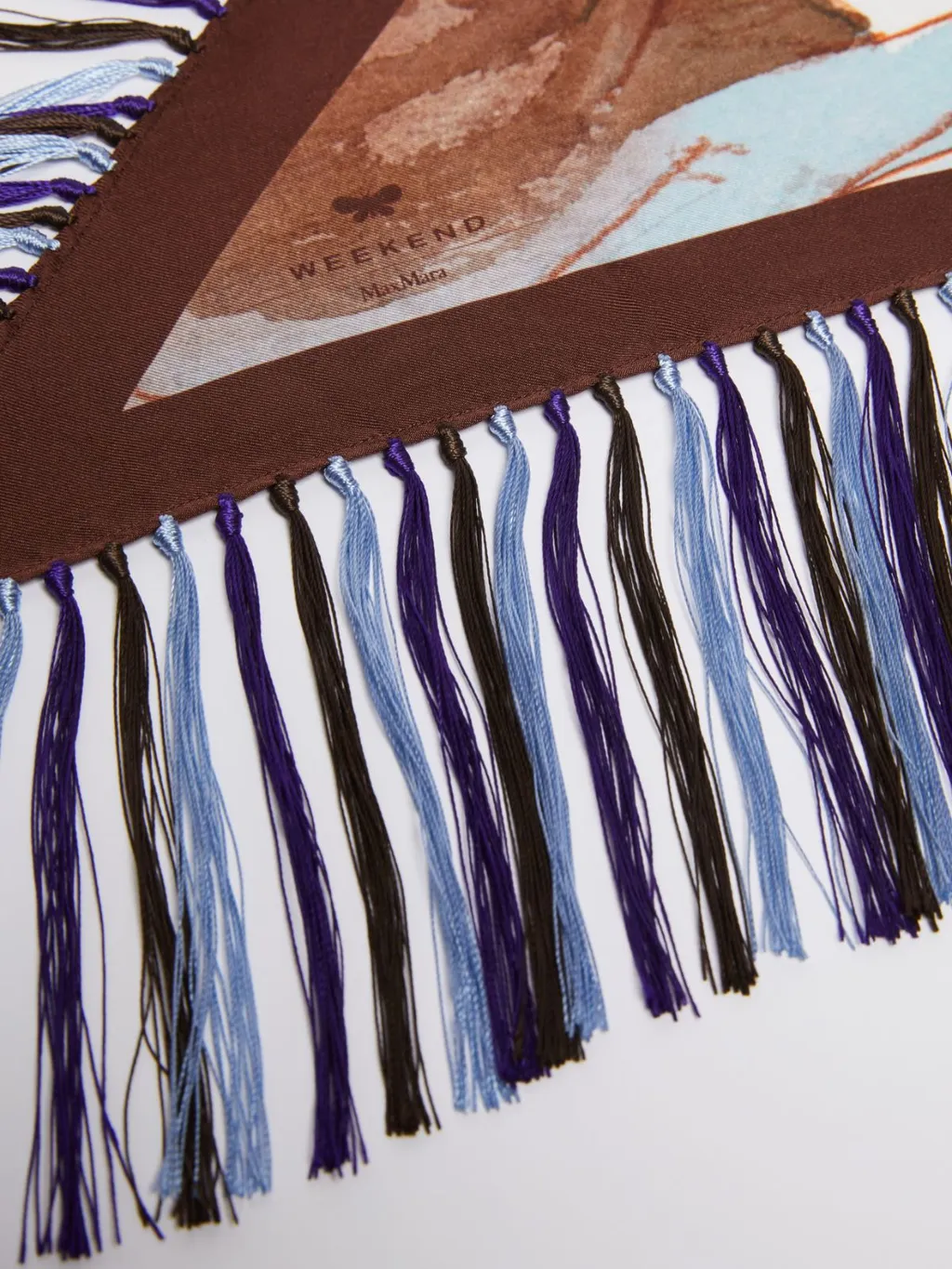 Weekend Max Mara Pattern-Printed Fringed Scarf