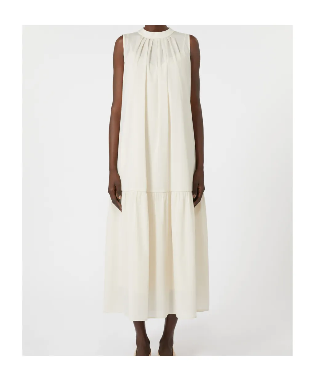Cotton-Blend Canvas Dress