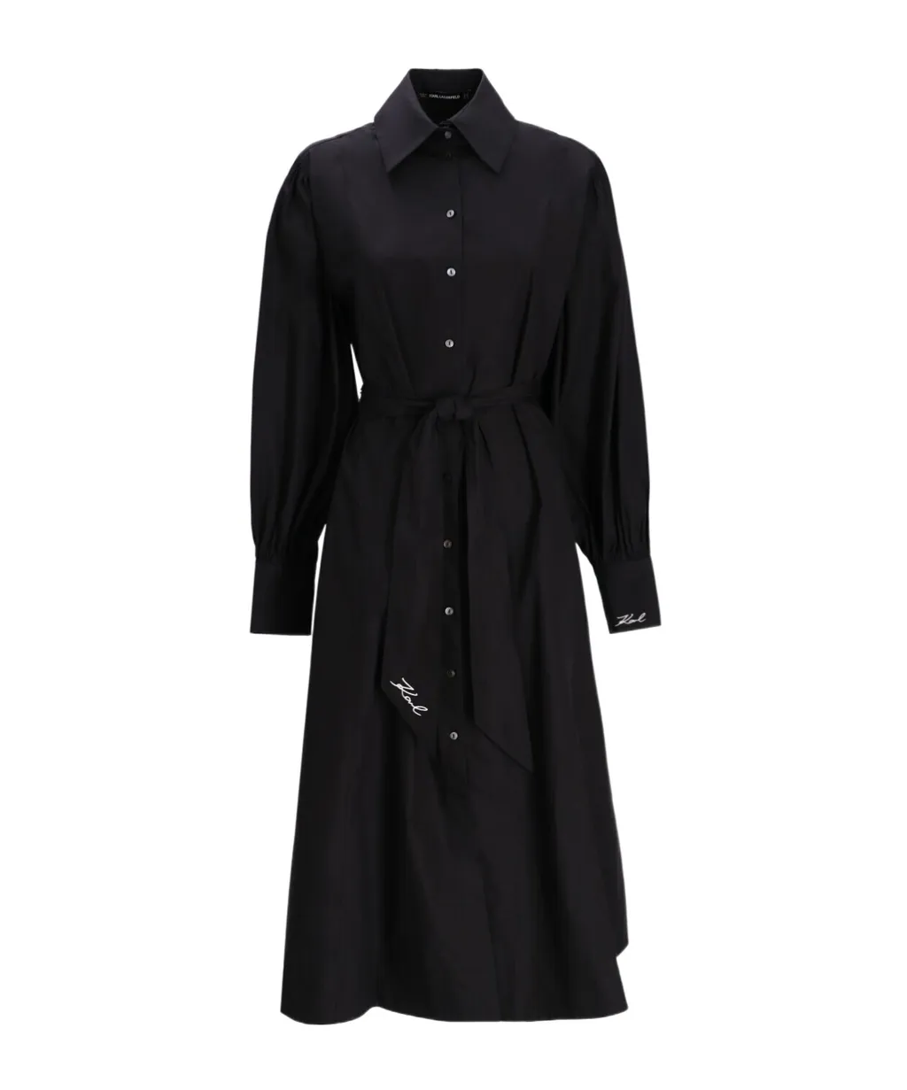 Logo-Embellished Midi Dress