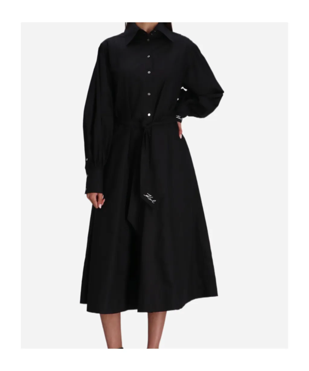 Logo-Embellished Midi Dress