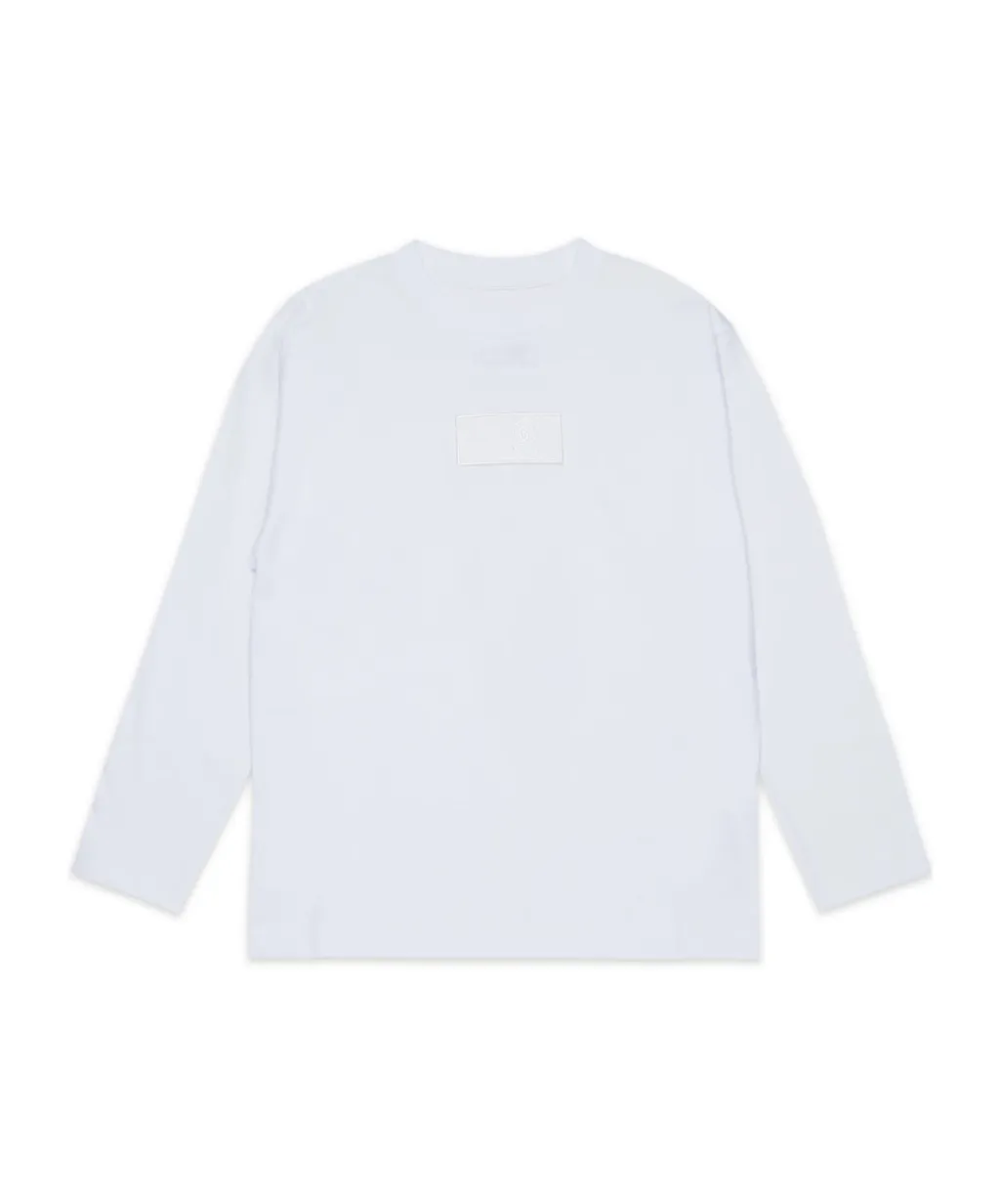 Numbers-Patch Long-Sleeve T-Shirt