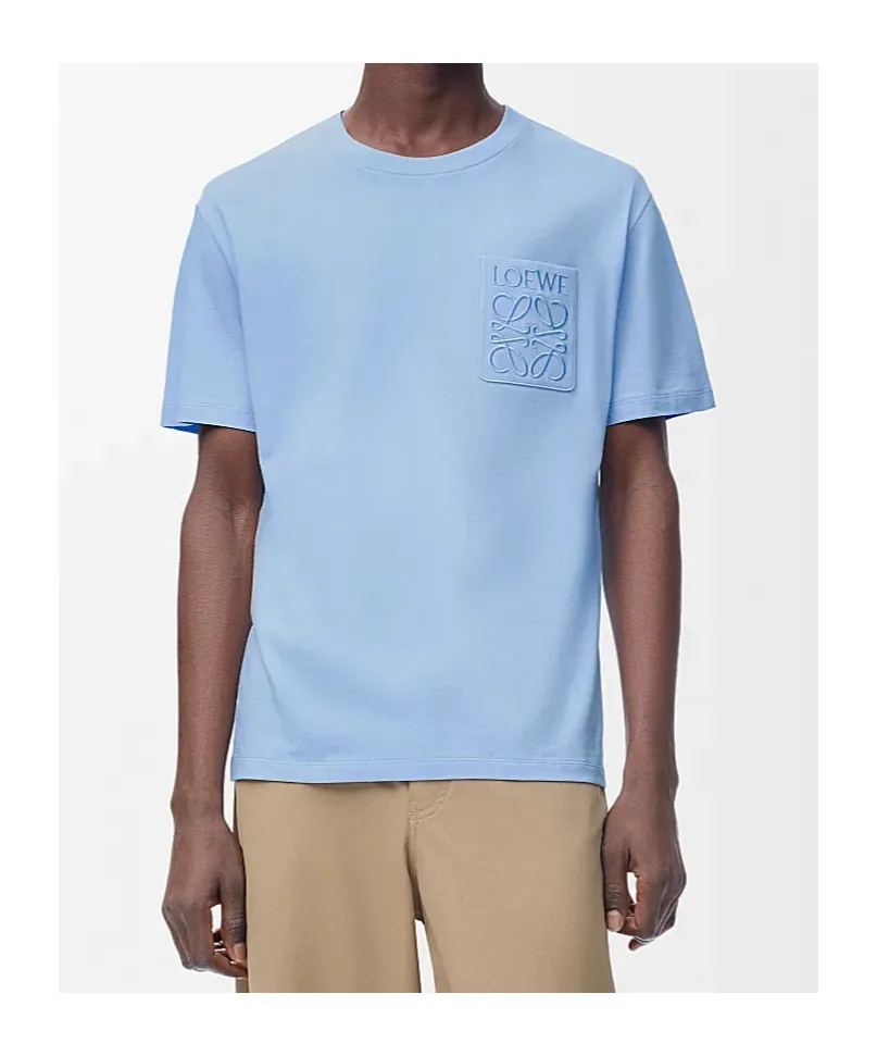 Loewe Logo Embroidered Crewneck T-Shirt