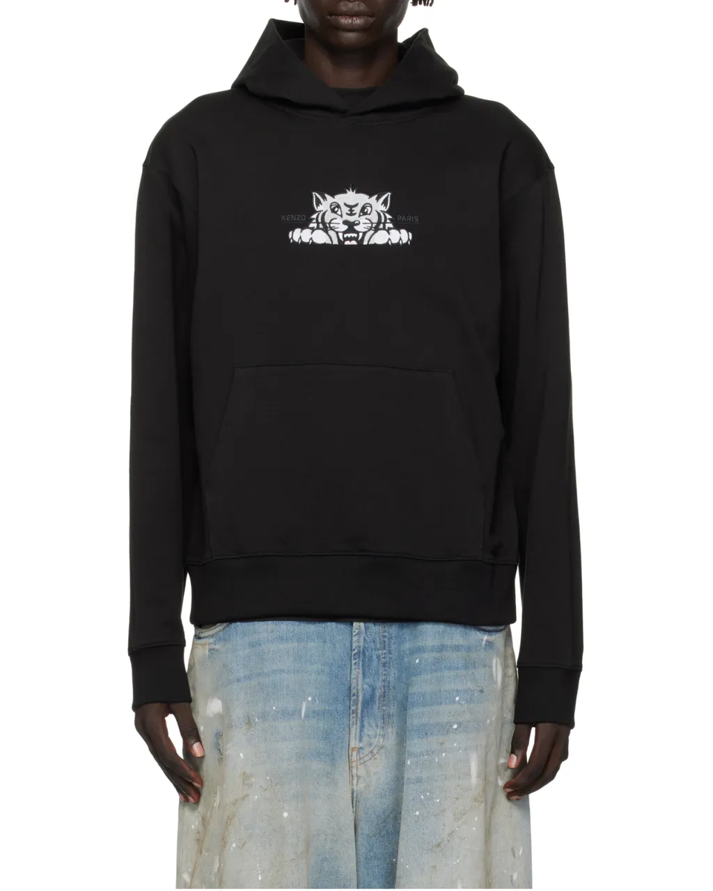 Kenzo Logo Embroidered Hoodie