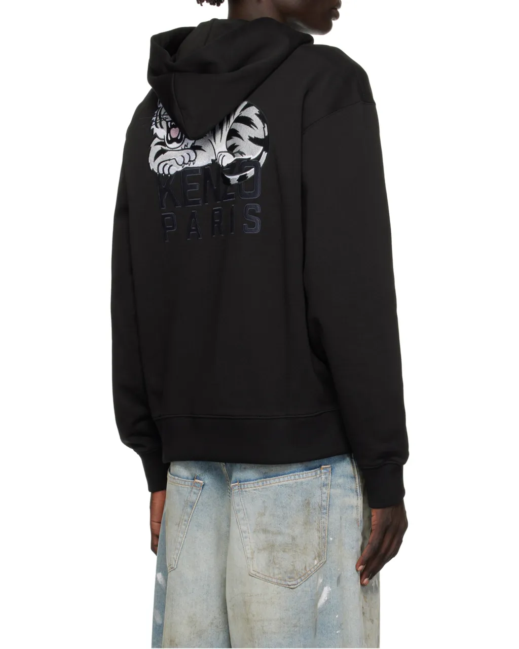 Kenzo Logo Embroidered Hoodie