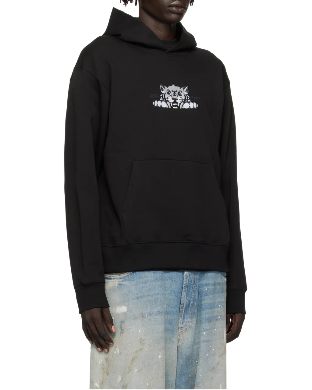 Kenzo Logo Embroidered Hoodie