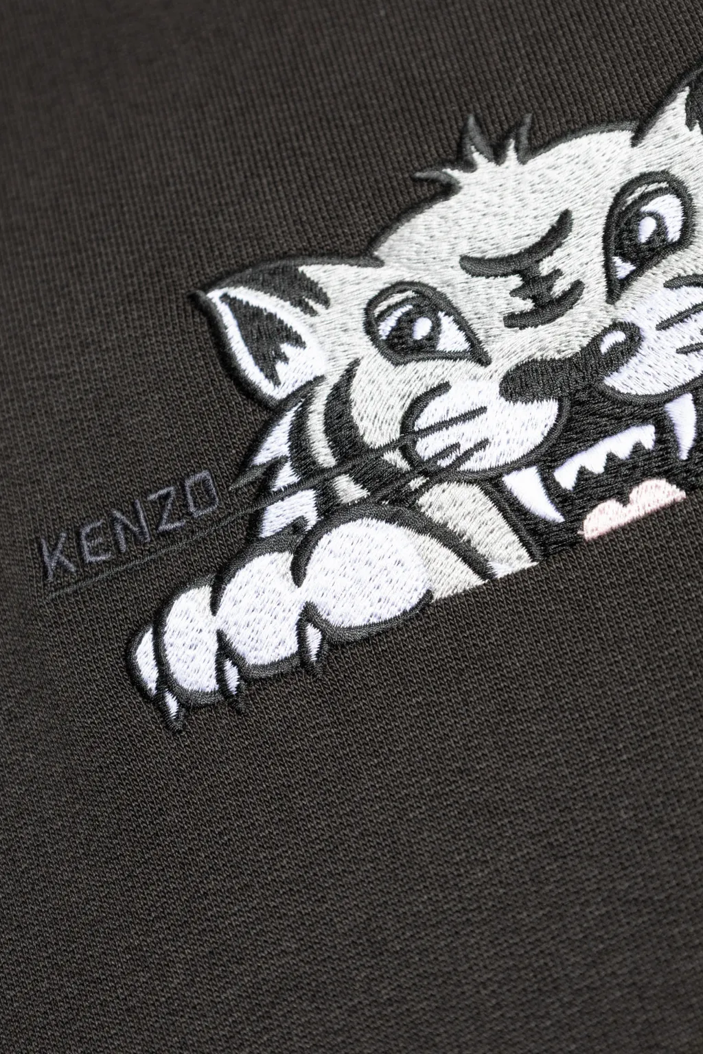 Kenzo Logo Embroidered Hoodie