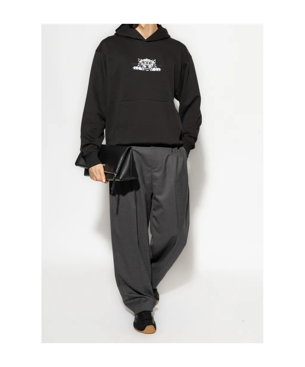 Kenzo Logo Embroidered Hoodie