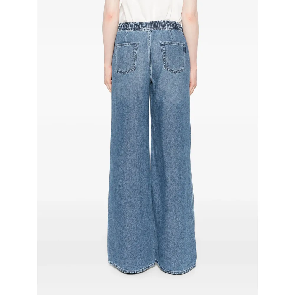 Elasticated-Waistband Jeans