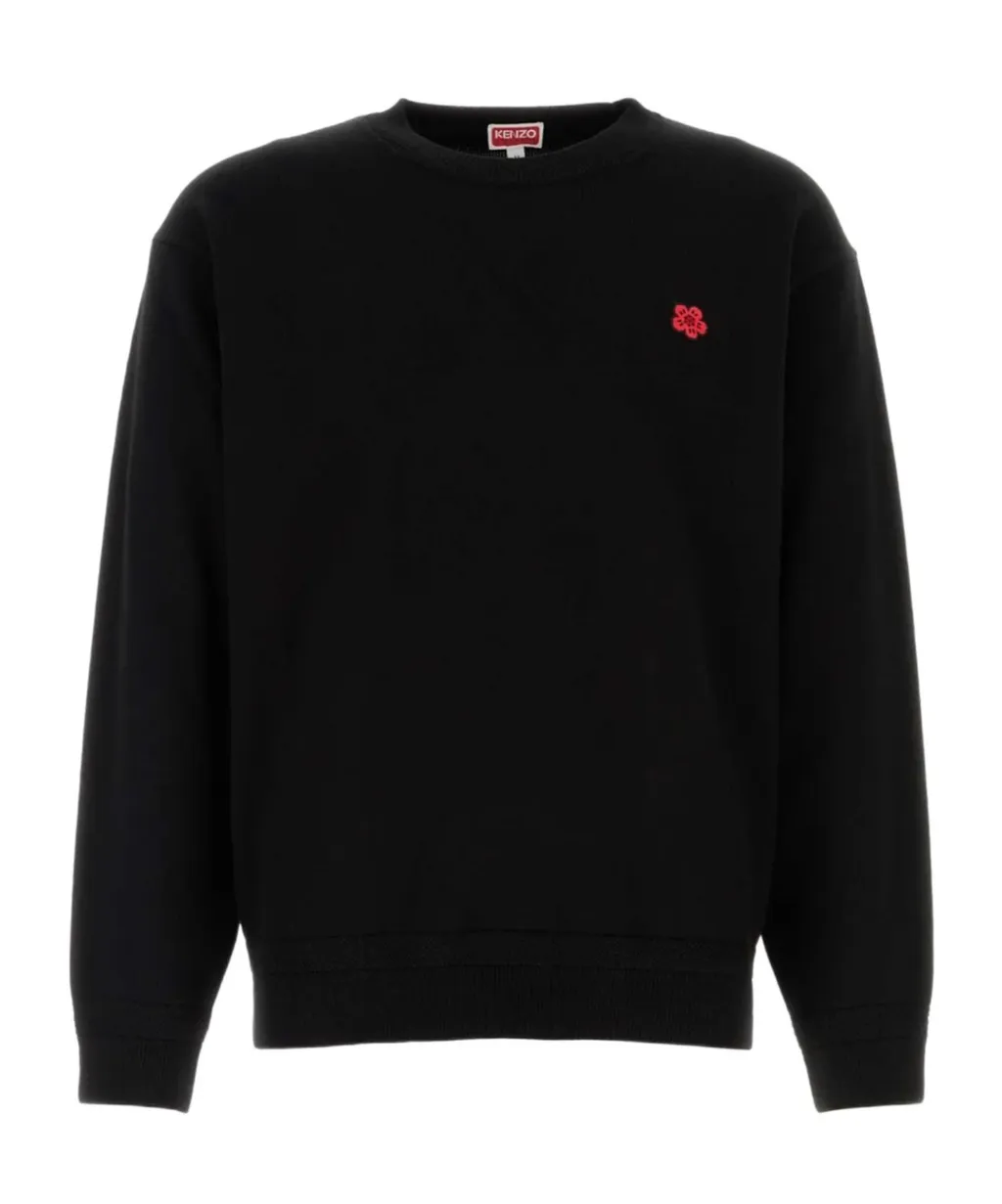 Kenzo Boke Flower Embroidered Crewneck Sweater