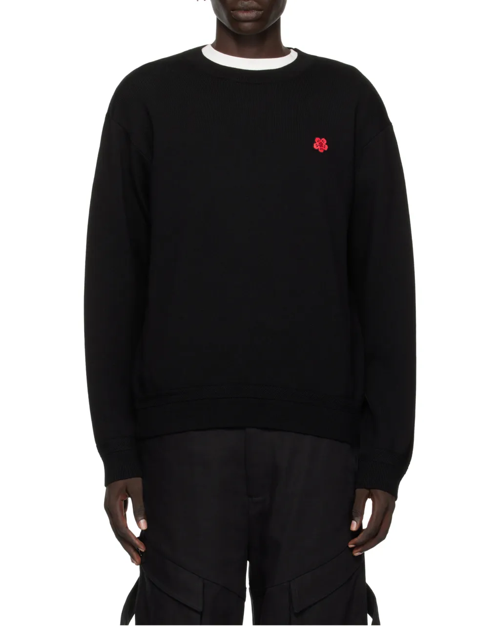 Kenzo Boke Flower Embroidered Crewneck Sweater