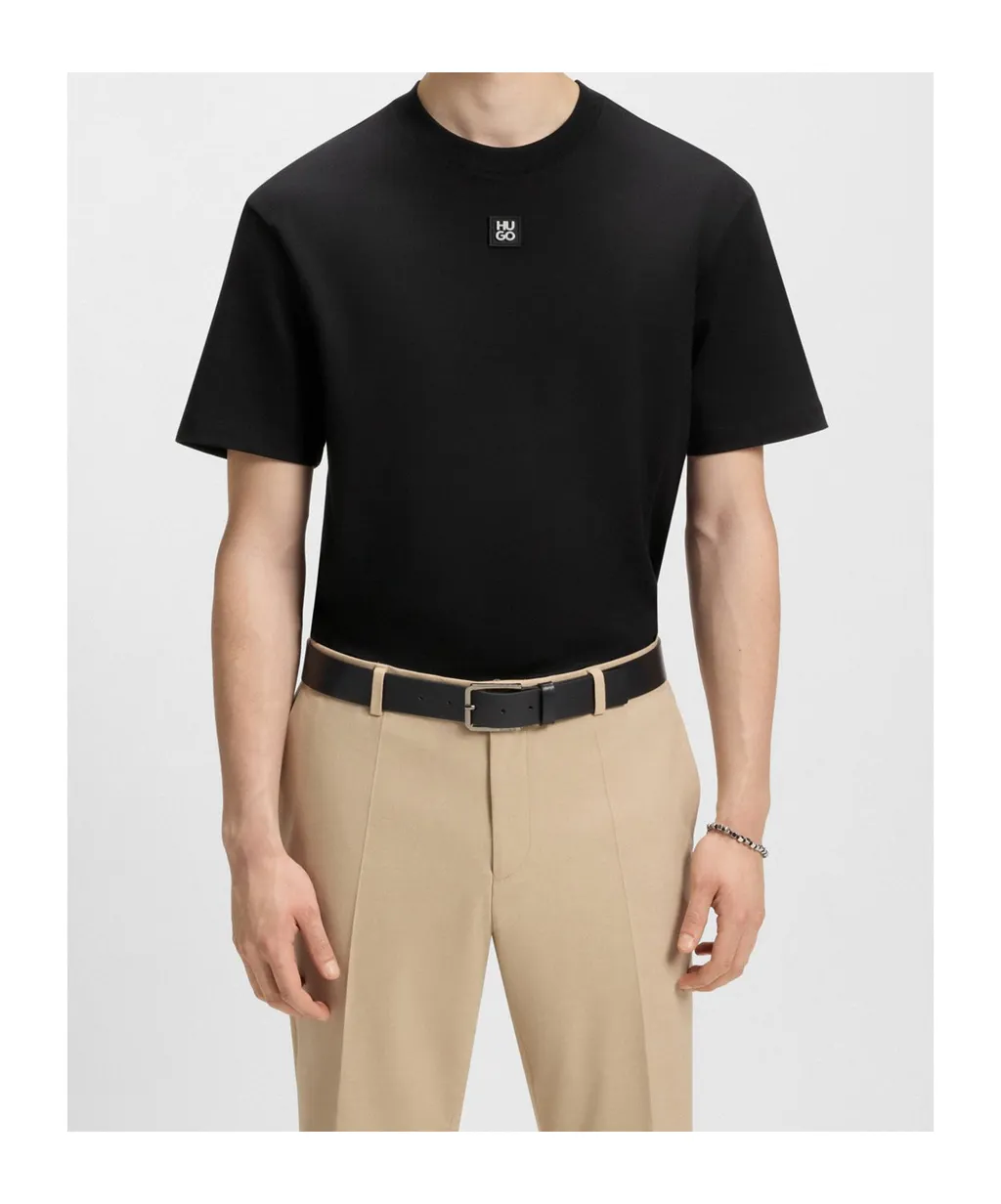 Logo-Patch Cotton T-Shirt