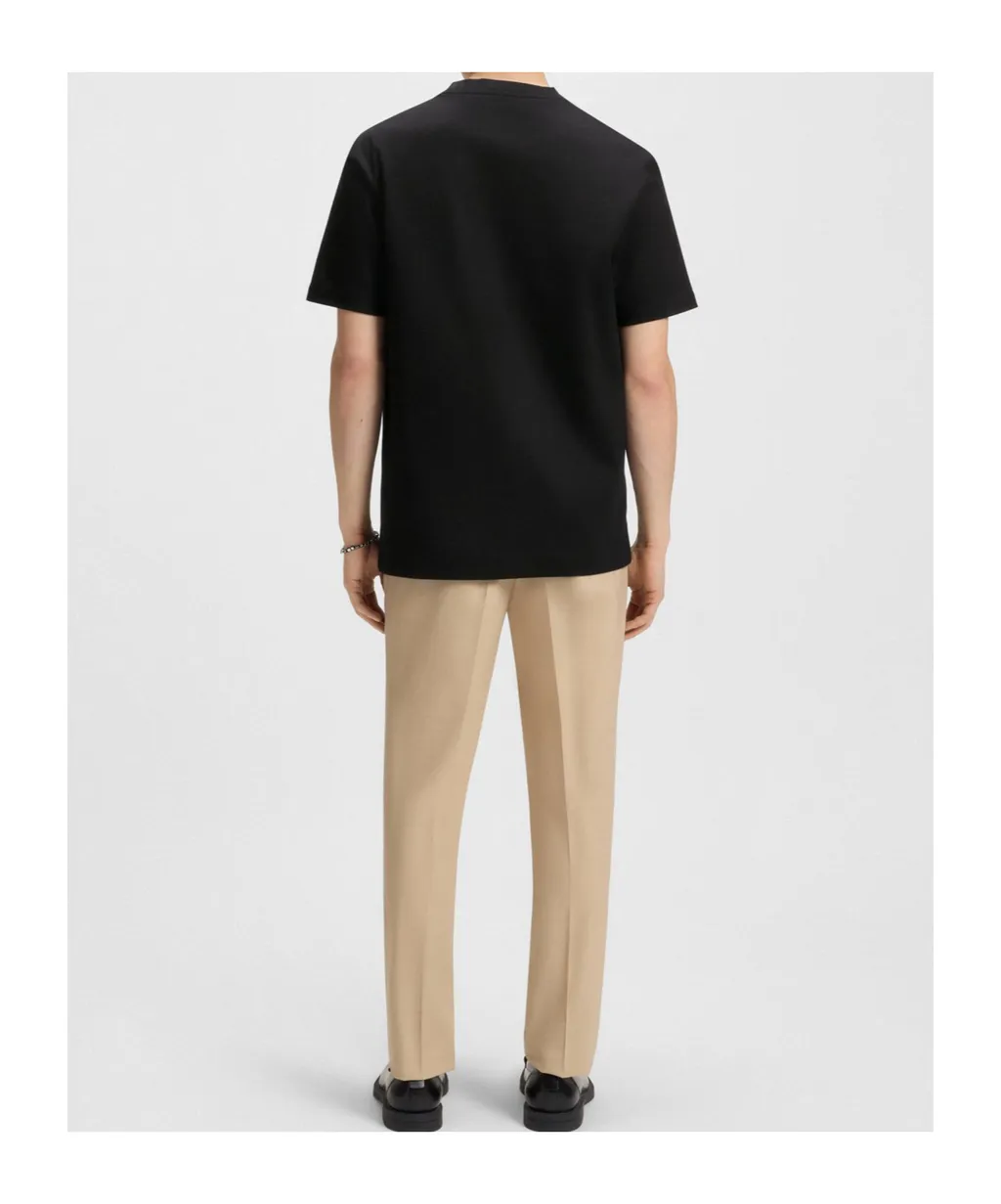 Logo-Patch Cotton T-Shirt