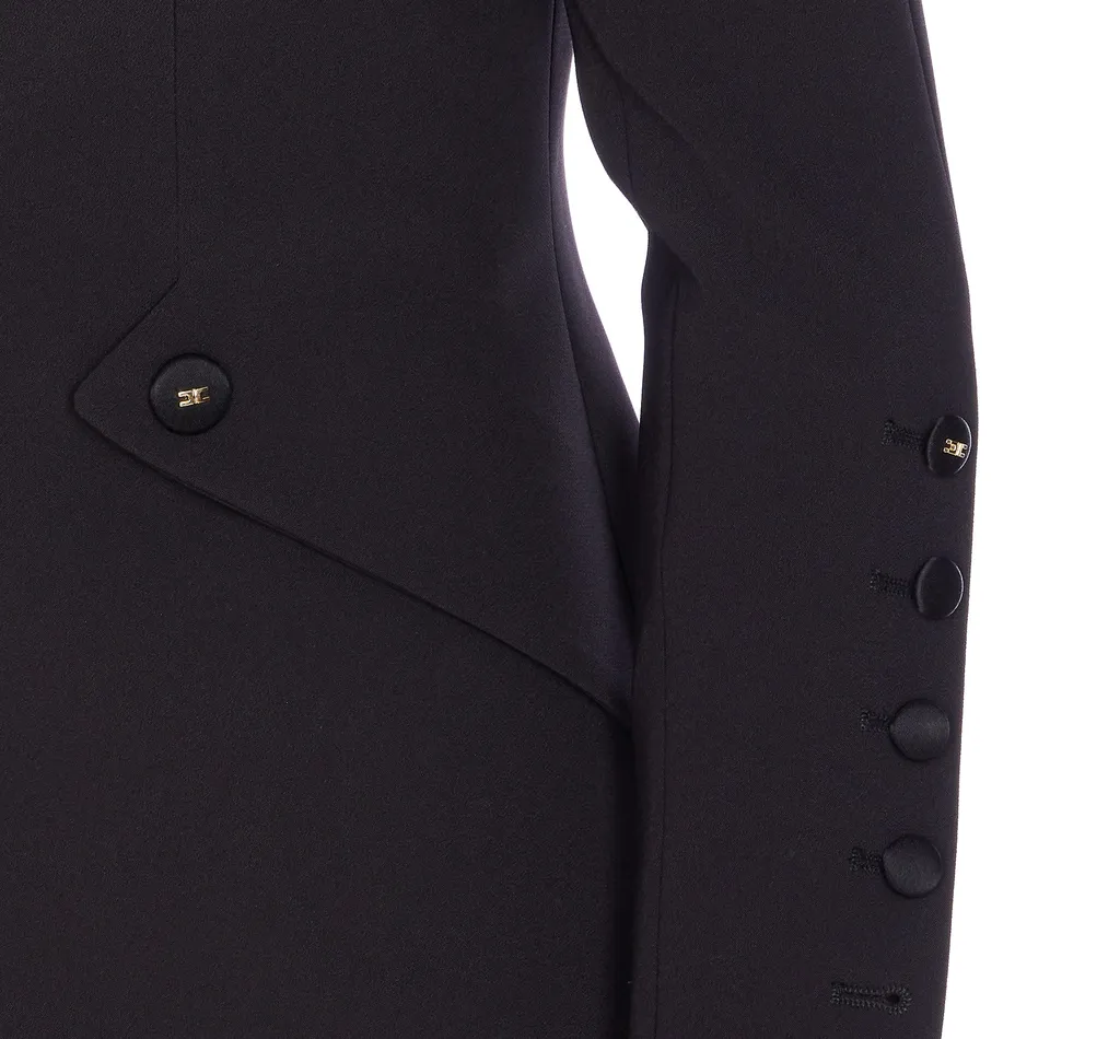 Peak-Lapels Blazer