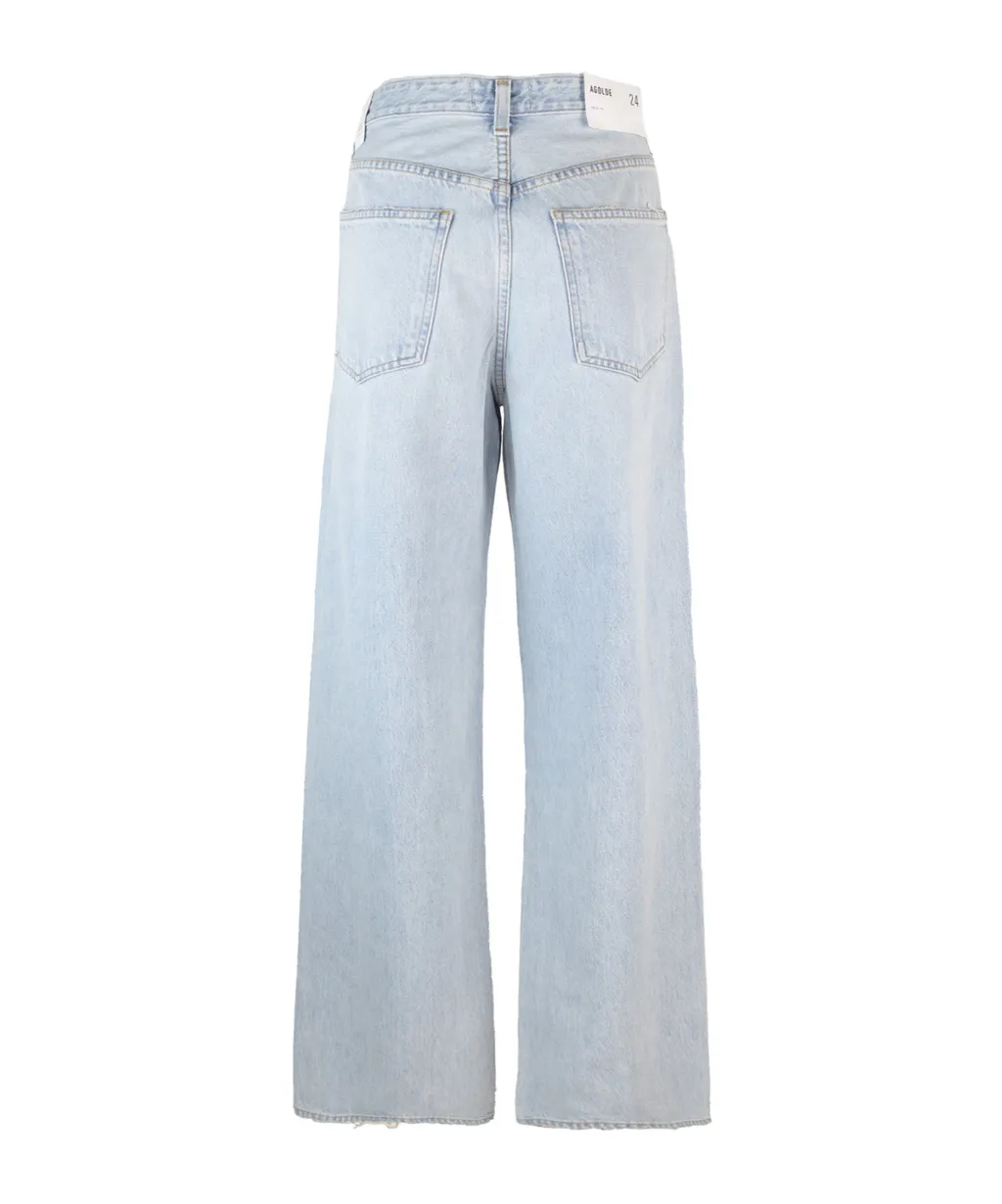 Twisted Open-And-Closed Wrangler Jeans