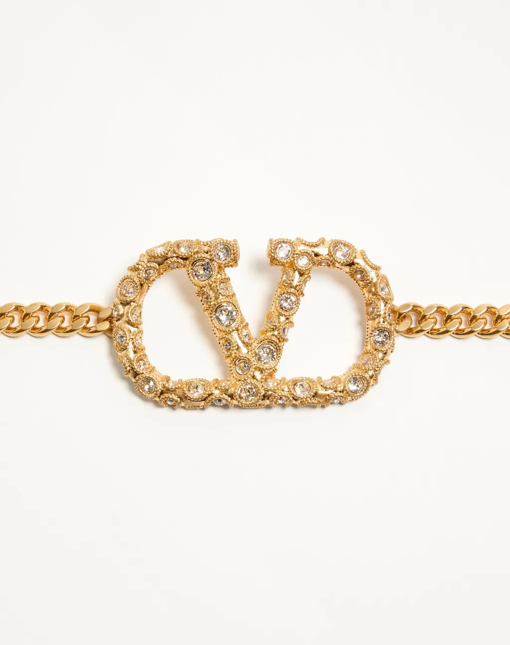 Vlogo Crystal-Embellished Belt
