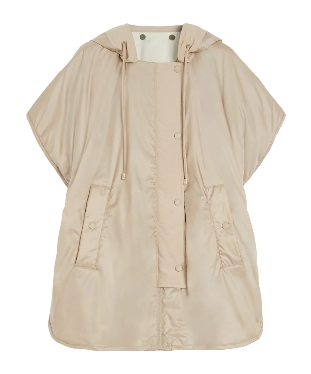 Reversible Water-Repellent Canvas Cape