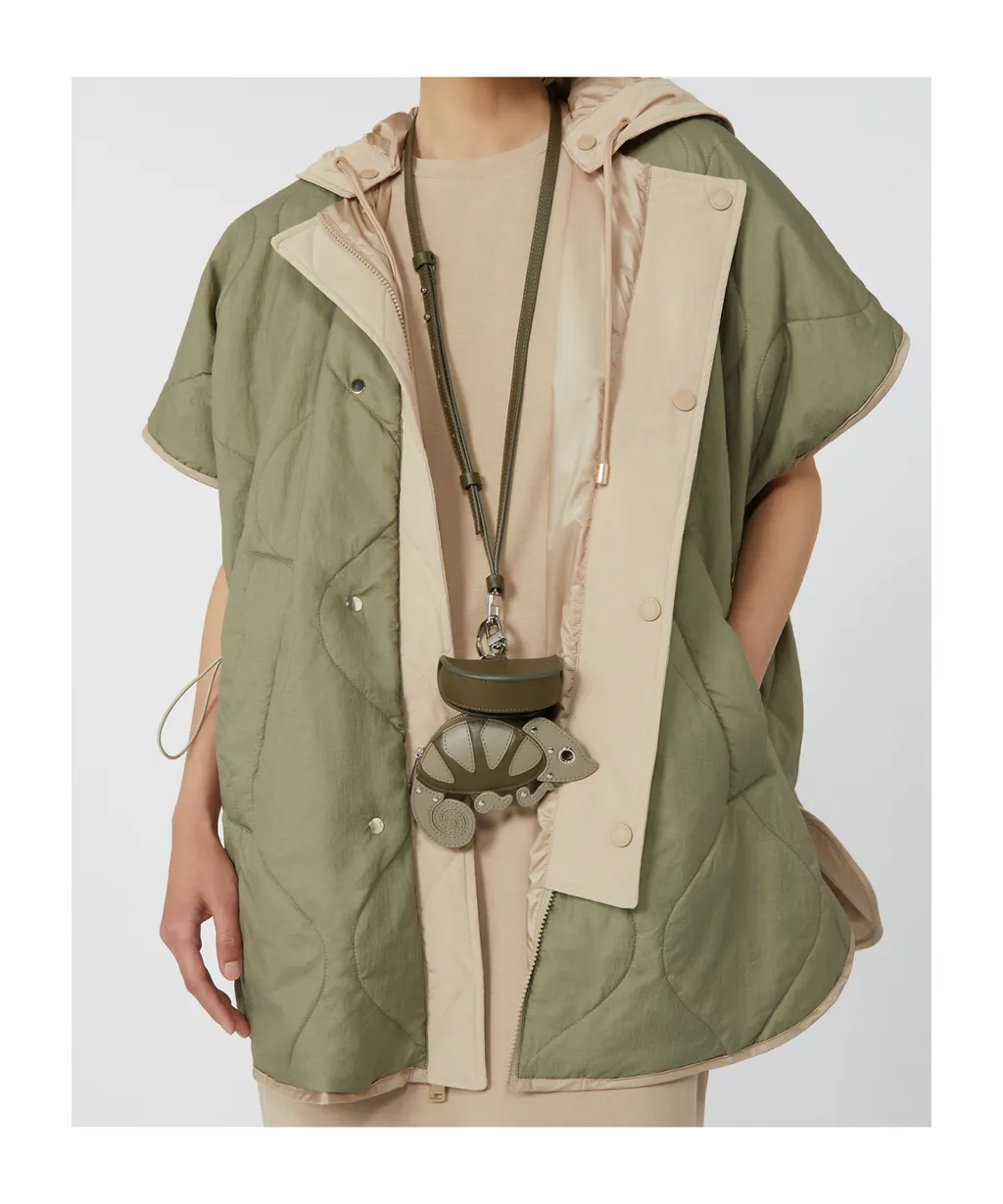 Reversible Water-Repellent Canvas Cape