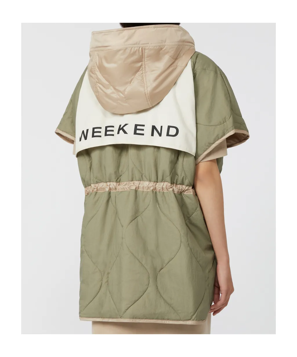 Reversible Water-Repellent Canvas Cape