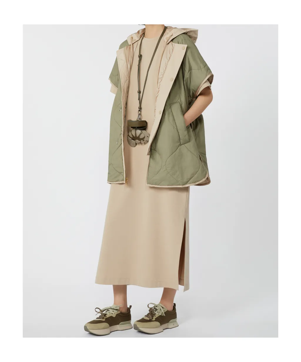 Reversible Water-Repellent Canvas Cape