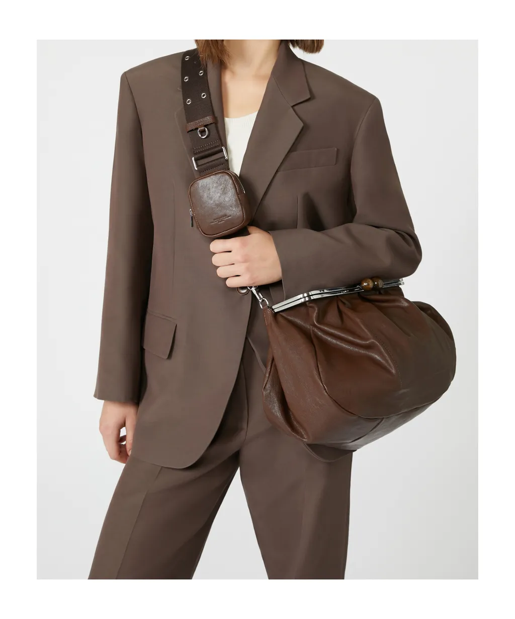 Oversized Cotton-Blend Blazer