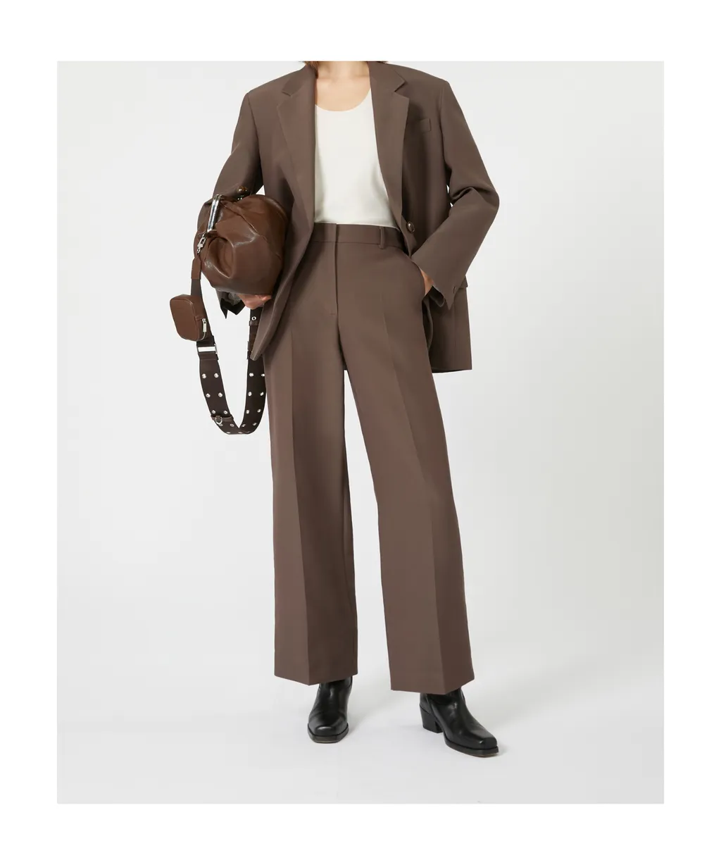 Oversized Cotton-Blend Blazer
