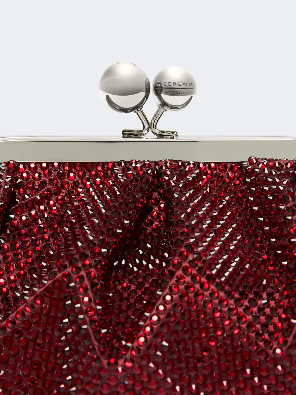 Small Pasticcino Bag In Satin With Rhinestones