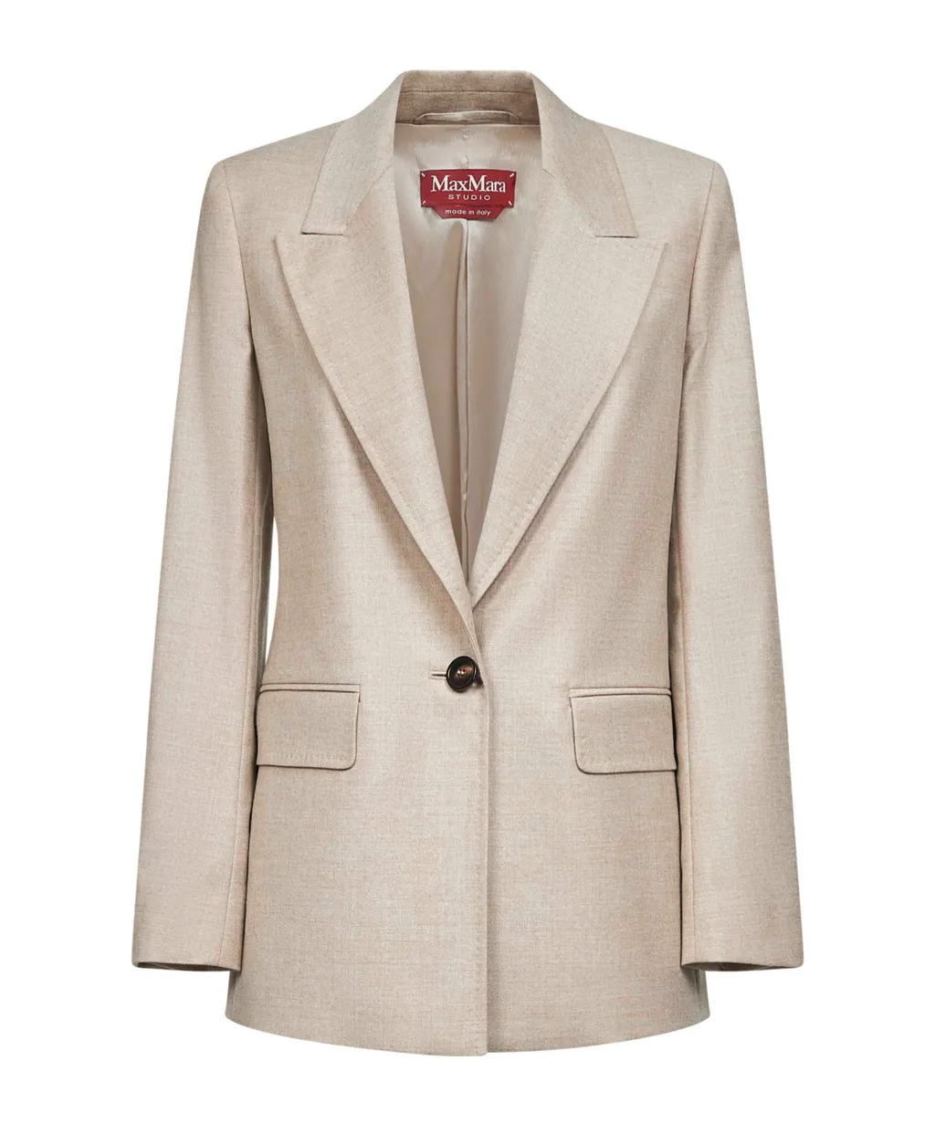 Notch-Lapels Blazer