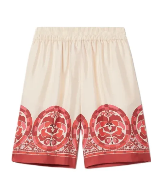 Silk Palazzo Shorts