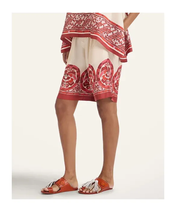 Silk Palazzo Shorts