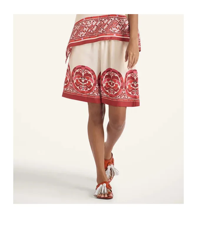 Silk Palazzo Shorts