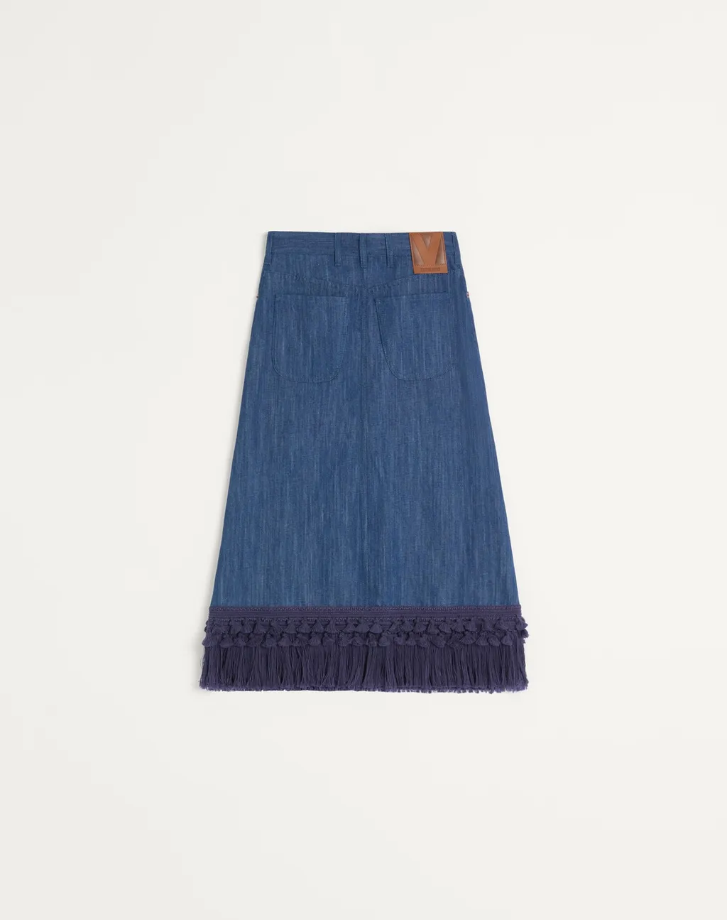 Denim Midi Skirt