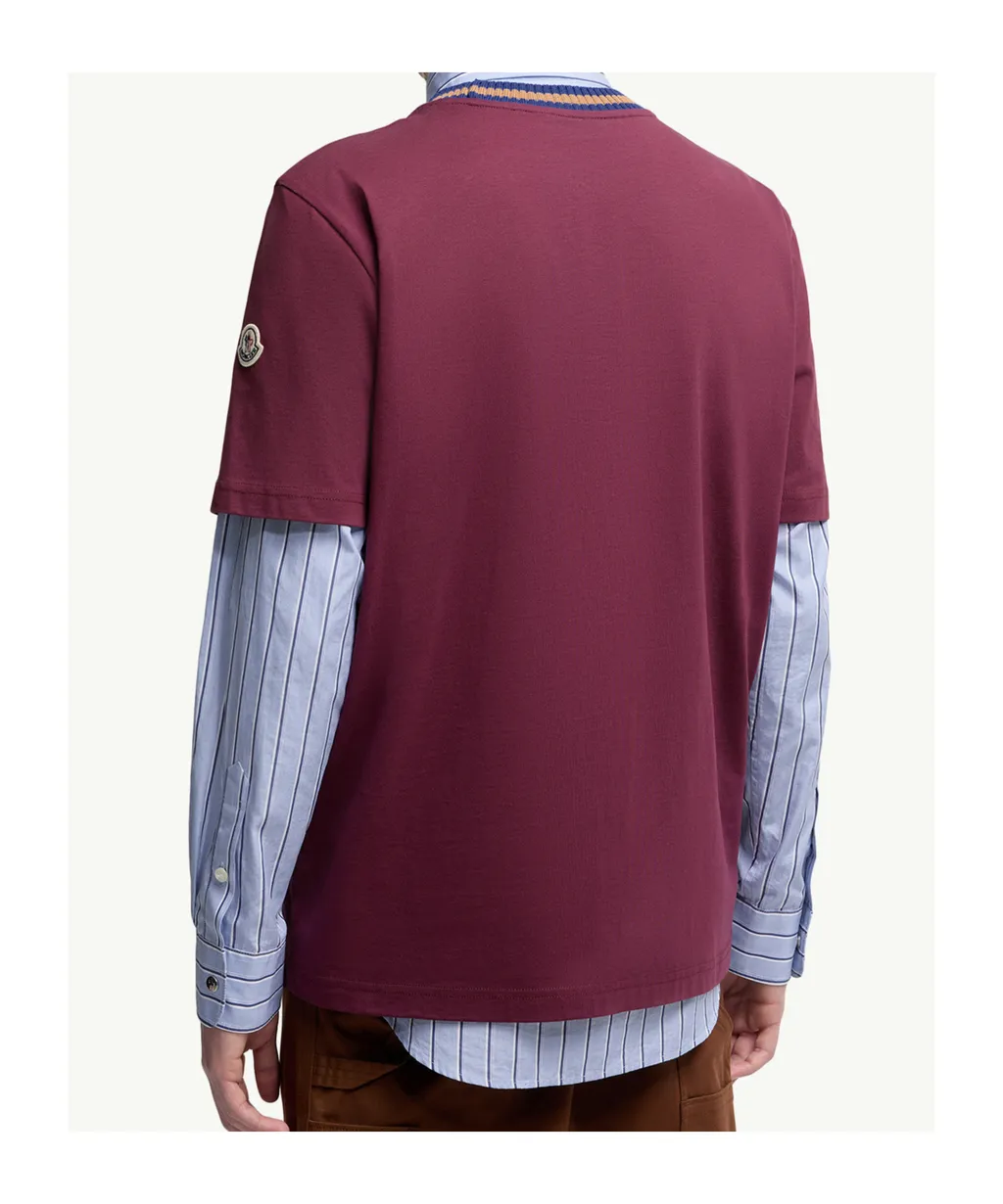 Moncler Logo-Embroidered Crewneck T-Shirt