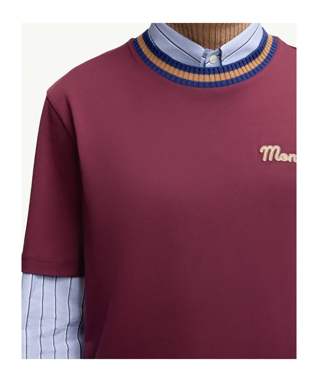 Moncler Logo-Embroidered Crewneck T-Shirt