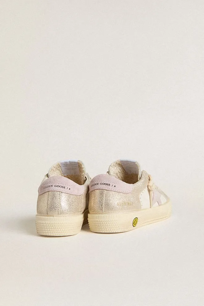 Golden Goose Kids Star-Patch Lace-Up Sneakers