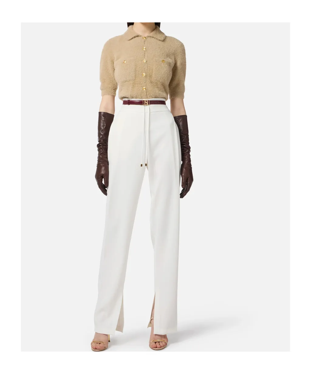 Elisabetta Franchi Lightweight Crpe Trousers
