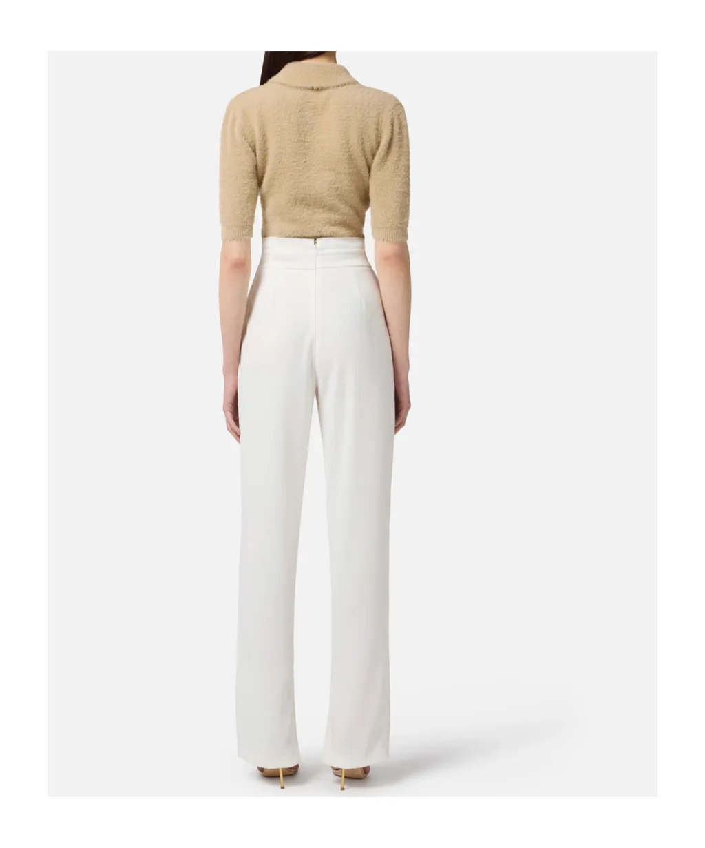 Elisabetta Franchi Lightweight Crpe Trousers