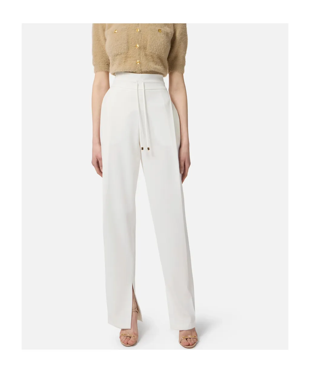 Elisabetta Franchi Lightweight Crpe Trousers