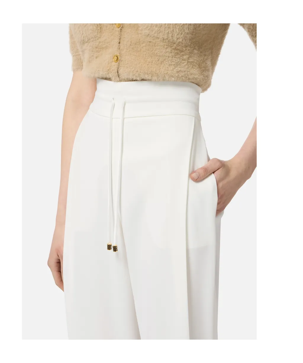 Elisabetta Franchi Lightweight Crpe Trousers