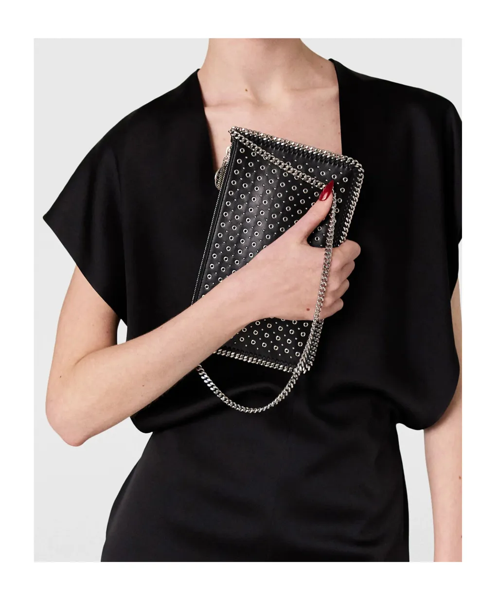 Stella Mccartney Deep V Cap Sleeved Midi Dress