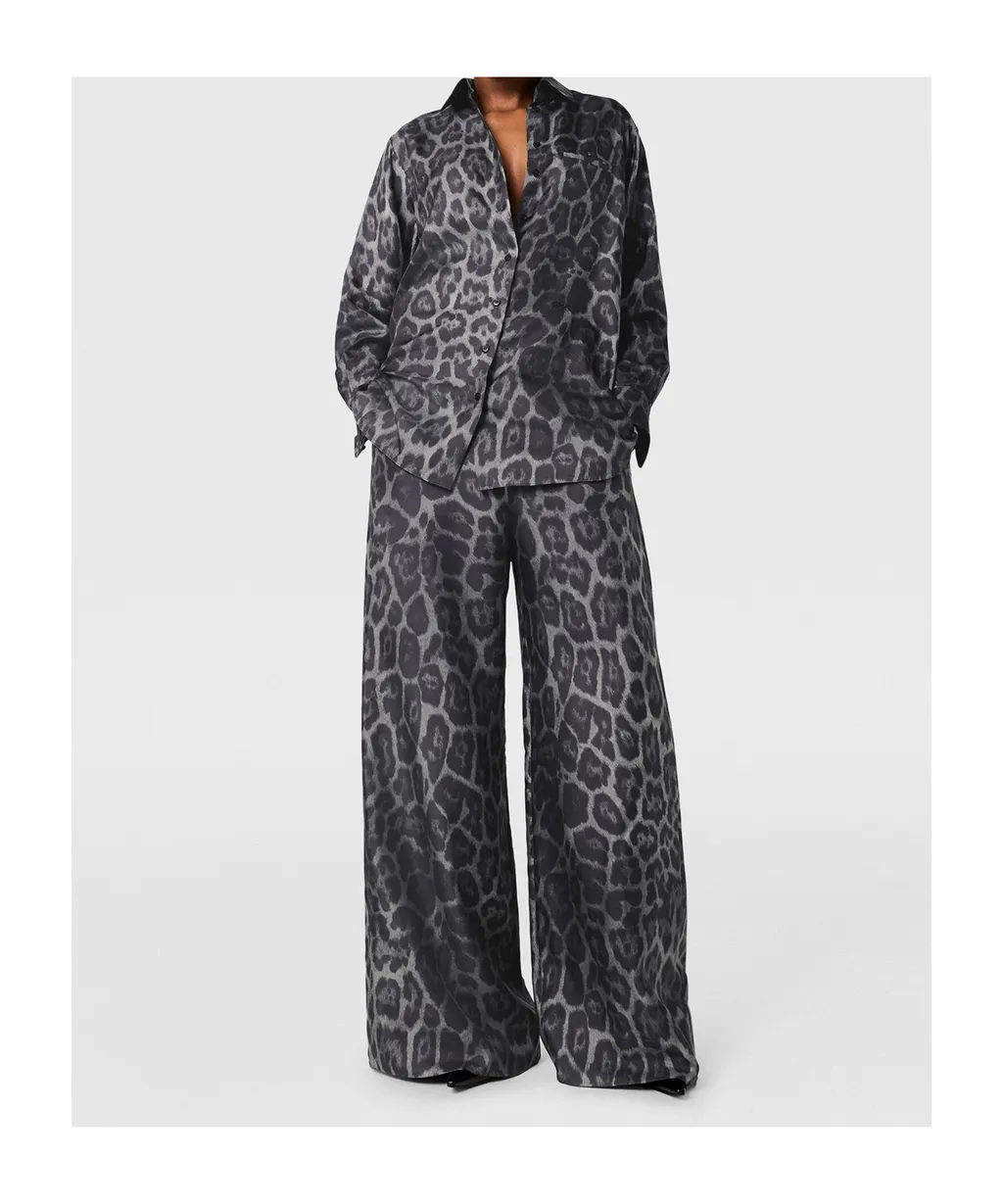 Stella Mccartney Oversized Drawstring Leopard Printed Trousers
