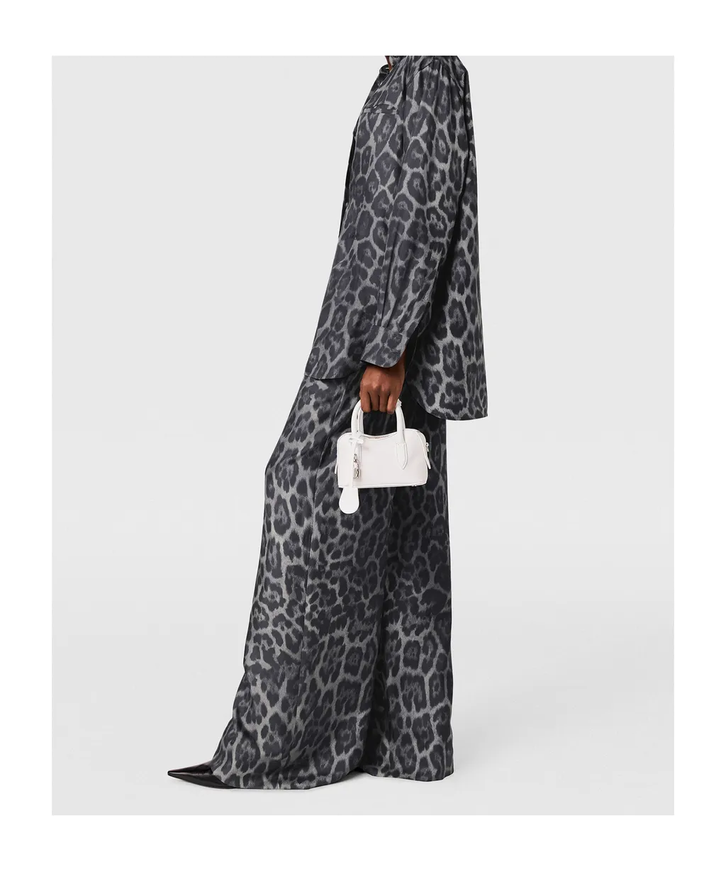 Stella Mccartney Oversized Drawstring Leopard Printed Trousers