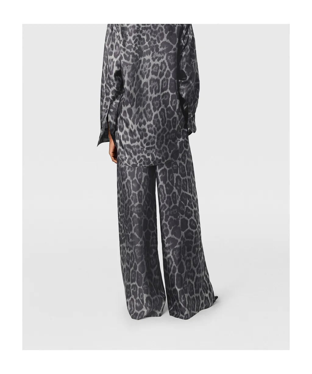 Stella Mccartney Oversized Drawstring Leopard Printed Trousers