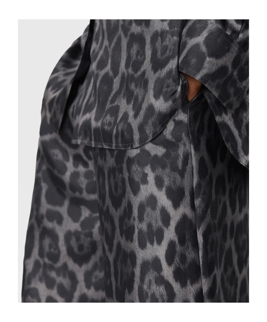 Stella Mccartney Oversized Drawstring Leopard Printed Trousers