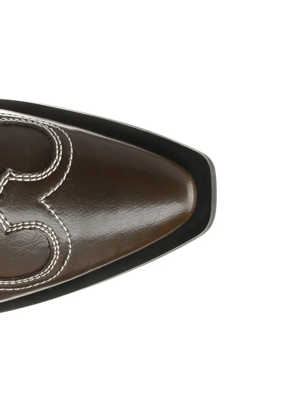 Ganni Embroidered Ankle Boots