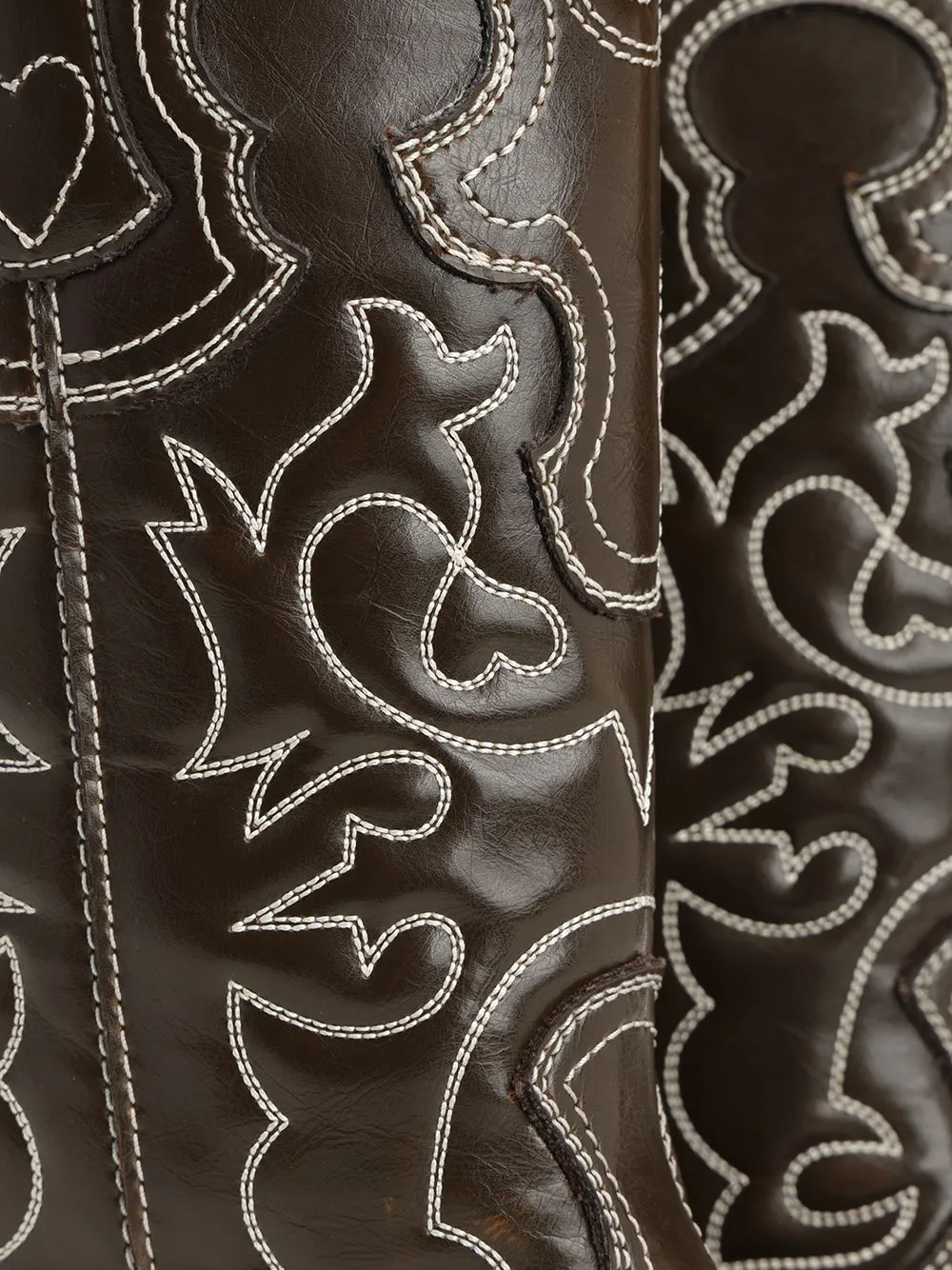 Ganni Embroidered Ankle Boots