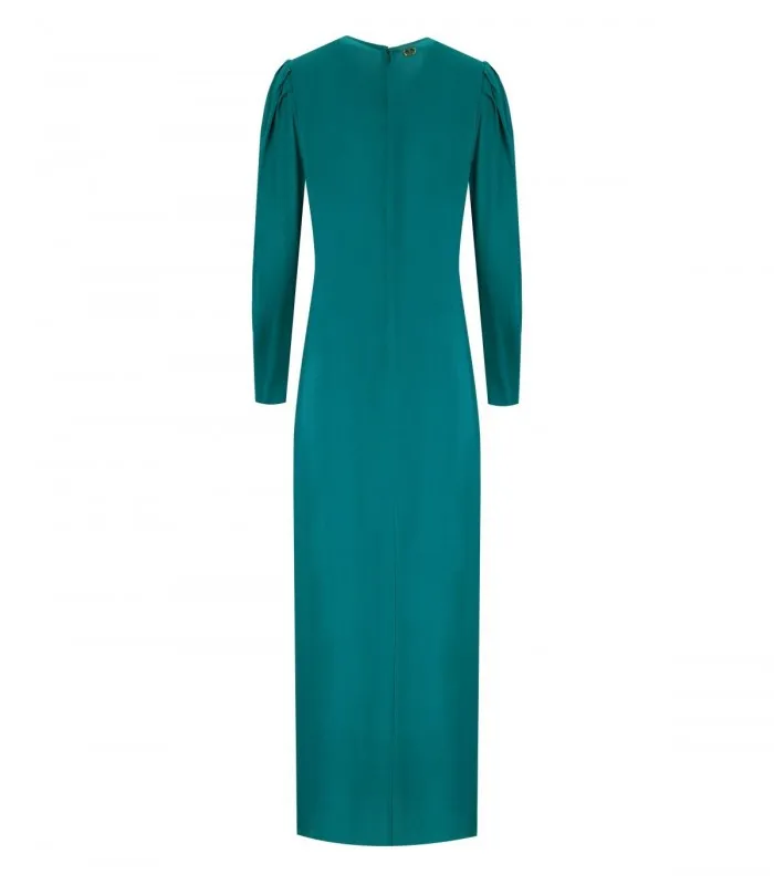 Twinset Asymmetric Draped Long Dress