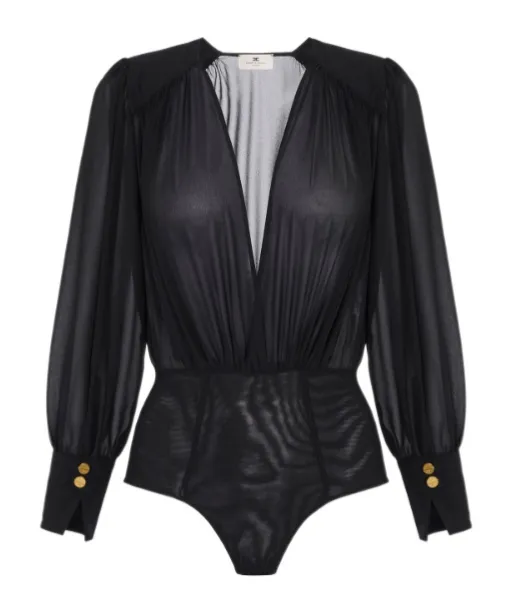 Elisabetta Franchi V-Neck Bodysuit