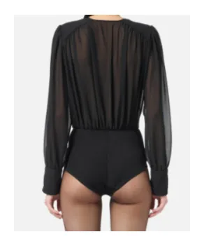 Elisabetta Franchi V-Neck Bodysuit