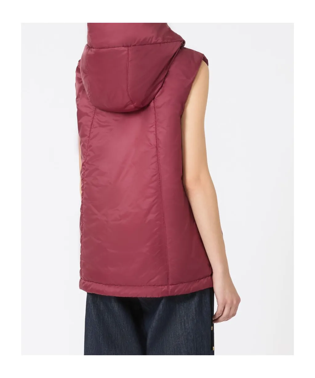 Max Mara The Cube Greengo Zip-Up Hooded Gilet